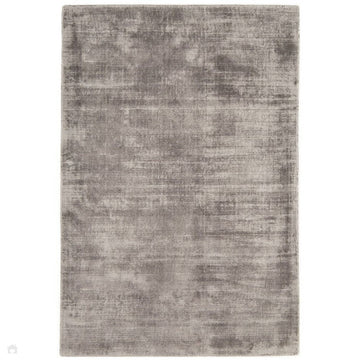 Blade Modern Plain Distressed Tonal Metallic Shimmer Hand-Woven Soft Textured Tip Sheared Loop Pile Silky Viscose Flatweave Silver Rug-Asiatic Carpets-Rug Love - The Most Loved Rug Store